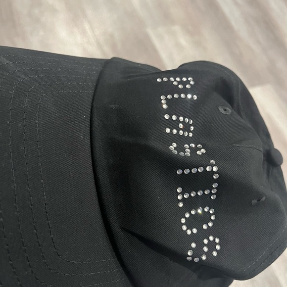 Twill “Plastics” cap with Rhinestones. Brand New. Never worn. - Picture 5 of 5